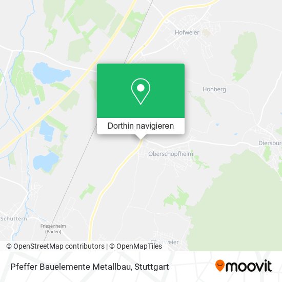 Pfeffer Bauelemente Metallbau Karte