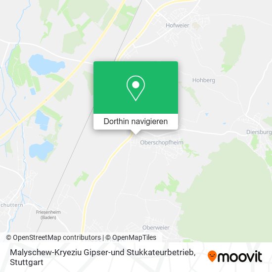 Malyschew-Kryeziu Gipser-und Stukkateurbetrieb Karte