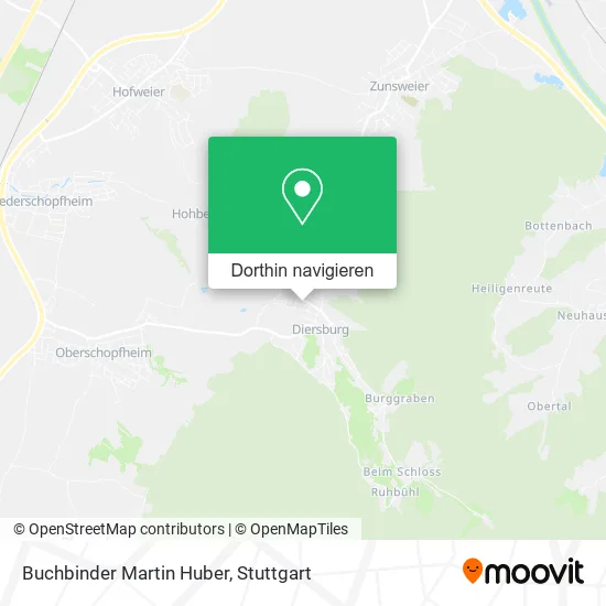 Buchbinder Martin Huber Karte