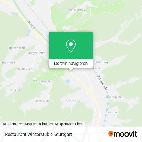 Restaurant Winzerstüble Karte