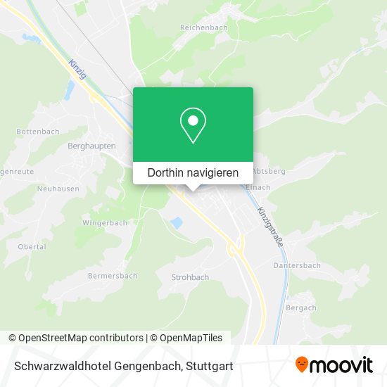 Schwarzwaldhotel Gengenbach Karte