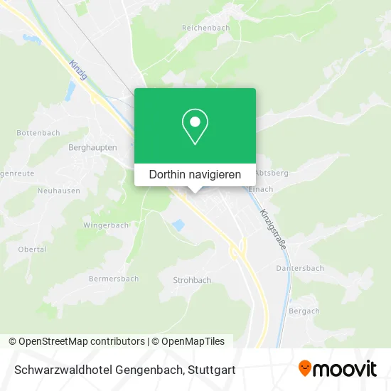 Schwarzwaldhotel Gengenbach Karte