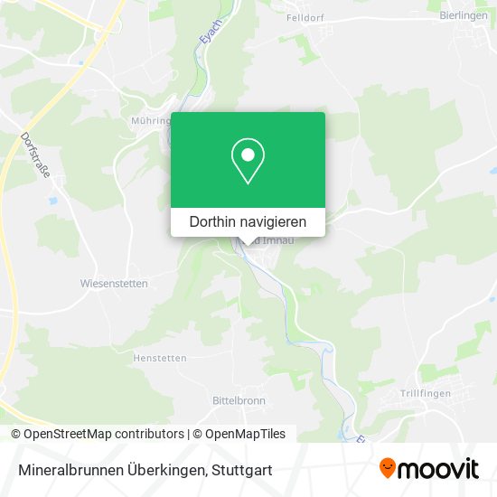 Mineralbrunnen Überkingen Karte