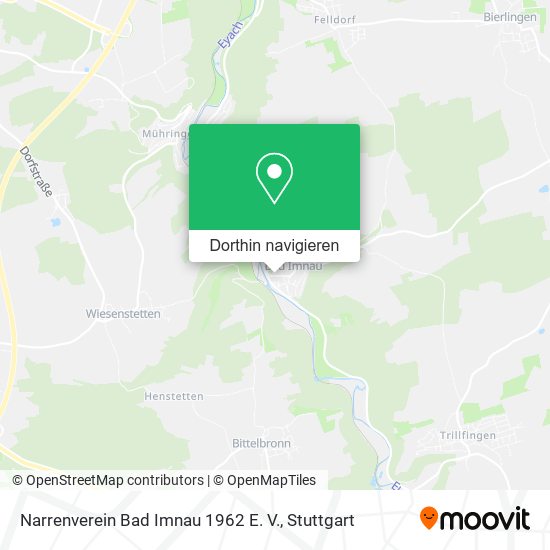 Narrenverein Bad Imnau 1962 E. V. Karte