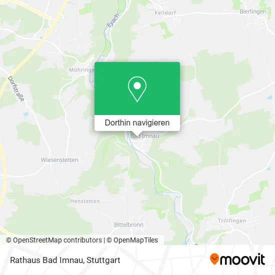 Rathaus Bad Imnau Karte