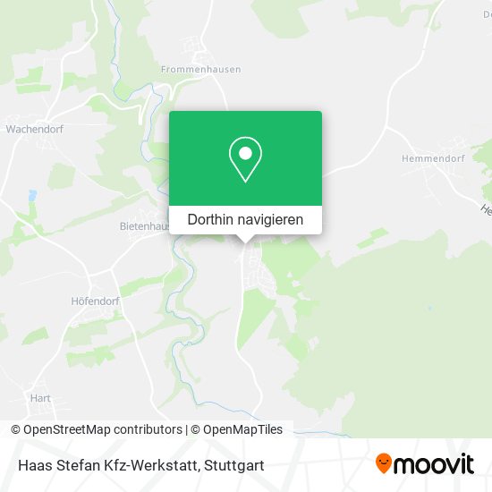 Haas Stefan Kfz-Werkstatt Karte