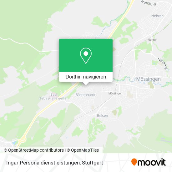 Ingar Personaldienstleistungen Karte
