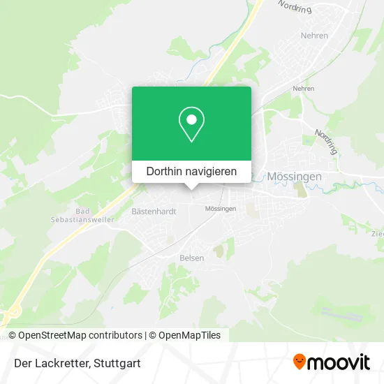 Der Lackretter Karte