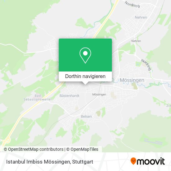 Istanbul Imbiss Mössingen Karte