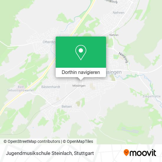 Jugendmusikschule Steinlach Karte