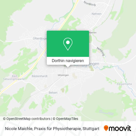 Nicole Maichle, Praxis für Physiotherapie Karte