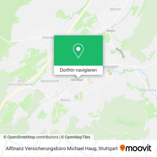 Allfinanz Versicherungsbüro Michael Haug Karte