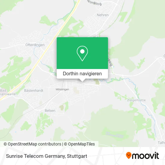 Sunrise Telecom Germany Karte