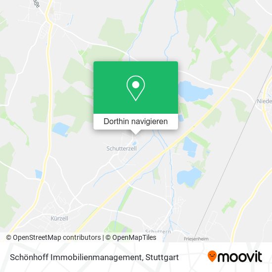 Schönhoff Immobilienmanagement Karte
