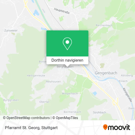 Pfarramt St. Georg Karte