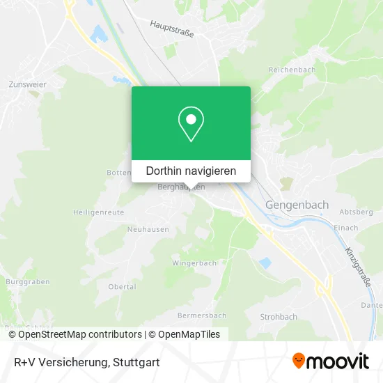 R+V Versicherung Karte