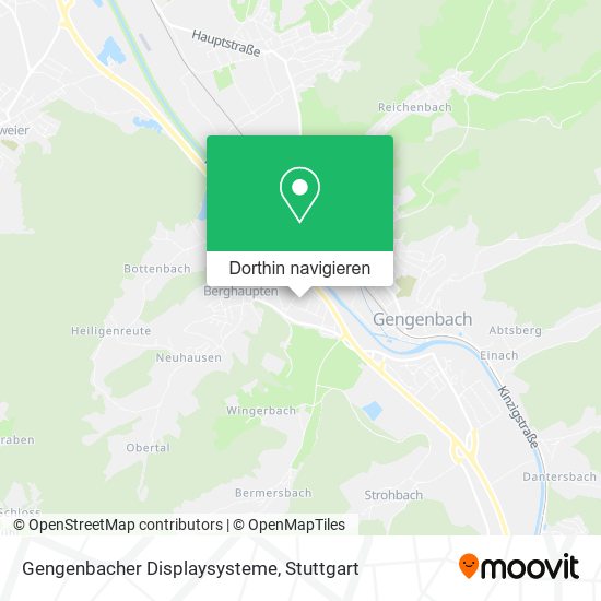 Gengenbacher Displaysysteme Karte