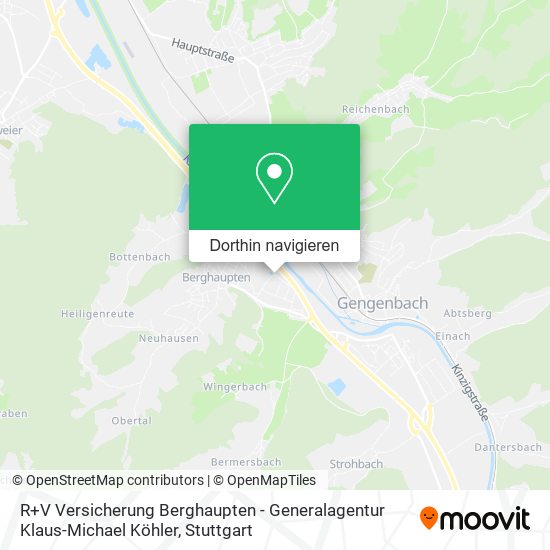 R+V Versicherung Berghaupten - Generalagentur Klaus-Michael Köhler Karte