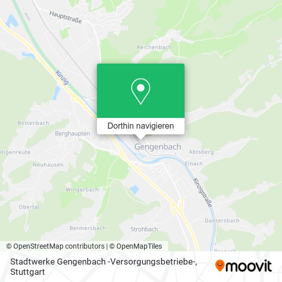 Stadtwerke Gengenbach -Versorgungsbetriebe- Karte