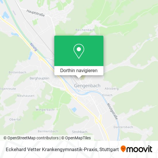 Eckehard Vetter Krankengymnastik-Praxis Karte
