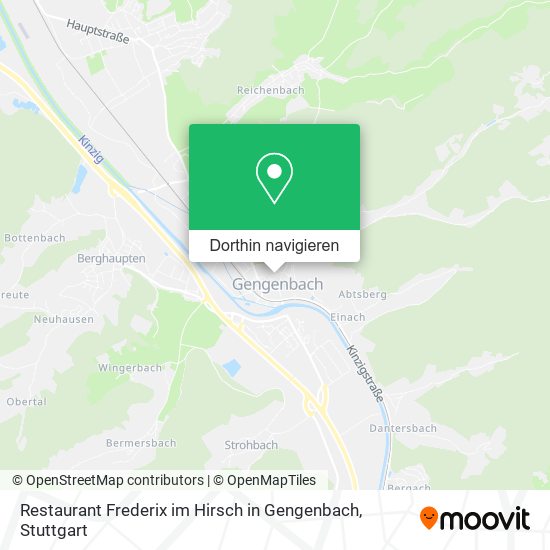 Restaurant Frederix im Hirsch in Gengenbach Karte
