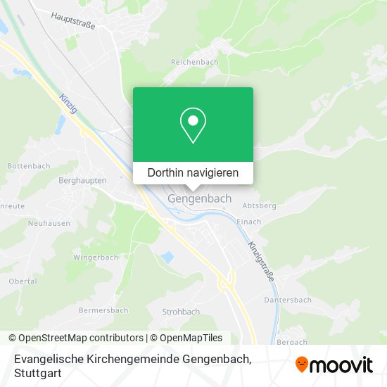 Evangelische Kirchengemeinde Gengenbach Karte
