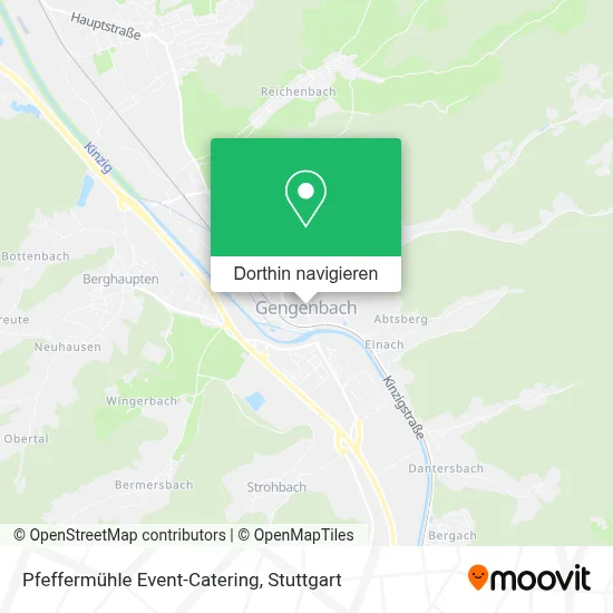 Pfeffermühle Event-Catering Karte