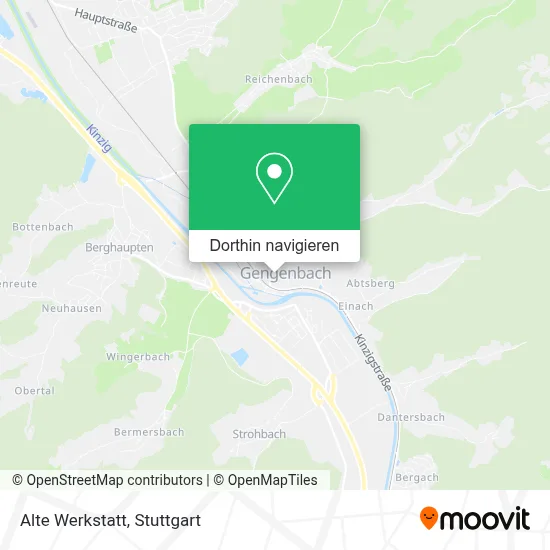 Alte Werkstatt Karte