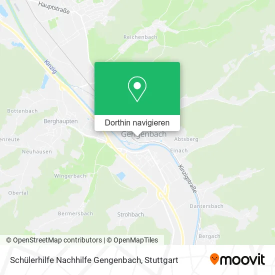 Schülerhilfe Nachhilfe Gengenbach Karte