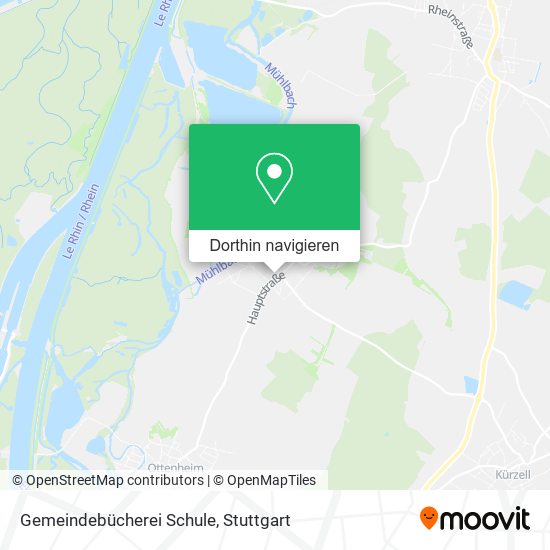 Gemeindebücherei Schule Karte