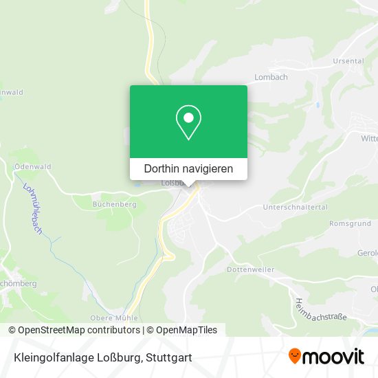 Kleingolfanlage Loßburg Karte