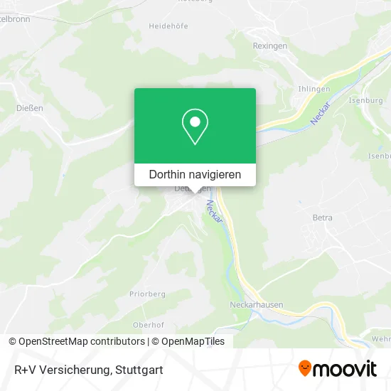 R+V Versicherung Karte