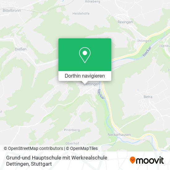 Grund-und Hauptschule mit Werkrealschule Dettingen Karte