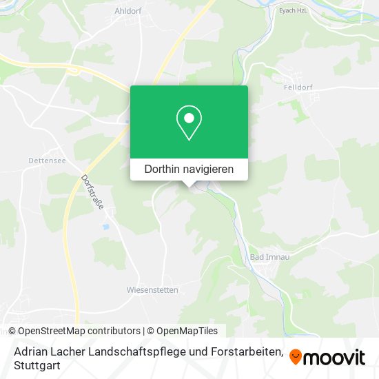 Adrian Lacher Landschaftspflege und Forstarbeiten Karte