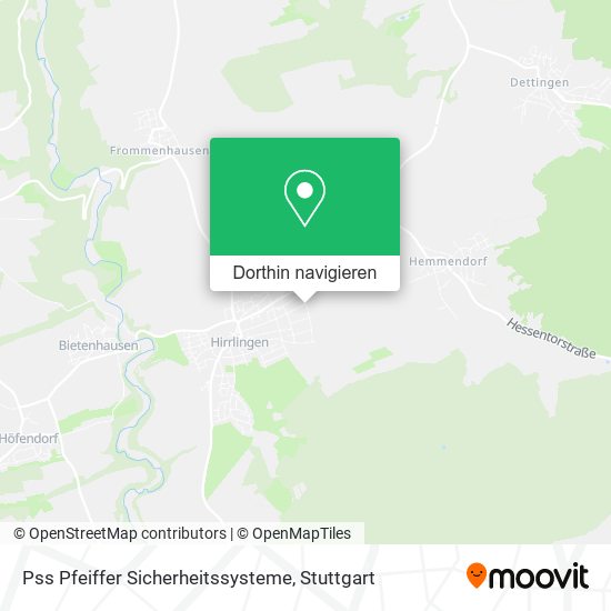 Pss Pfeiffer Sicherheitssysteme Karte