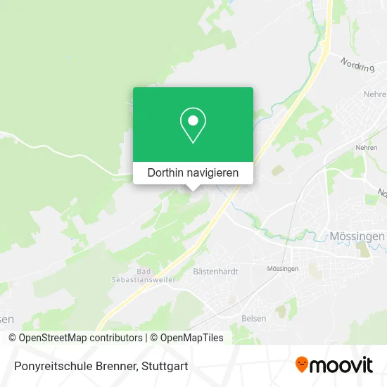 Ponyreitschule Brenner Karte