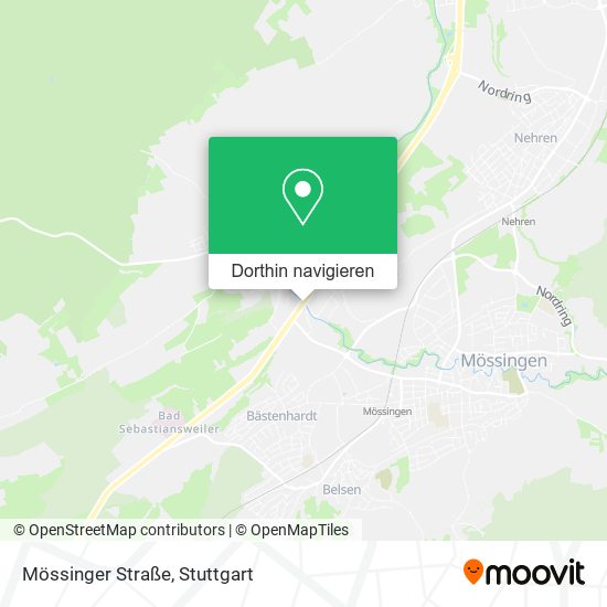 Mössinger Straße Karte