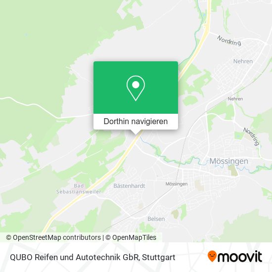 QUBO Reifen und Autotechnik GbR Karte