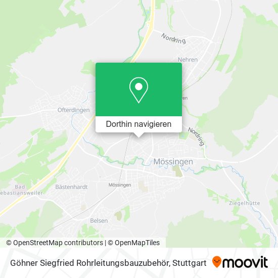 Göhner Siegfried Rohrleitungsbauzubehör Karte