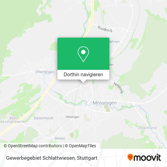 Gewerbegebiet Schlattwiesen Karte