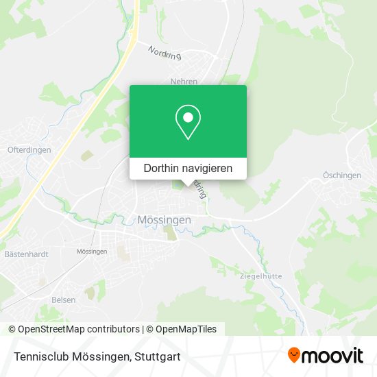 Tennisclub Mössingen Karte