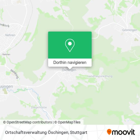 Ortschaftsverwaltung Öschingen Karte