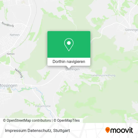 Impressum Datenschutz Karte