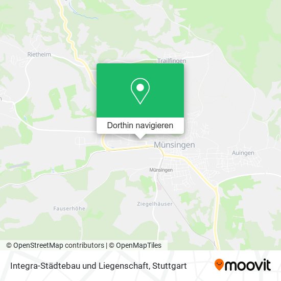 Integra-Städtebau und Liegenschaft Karte