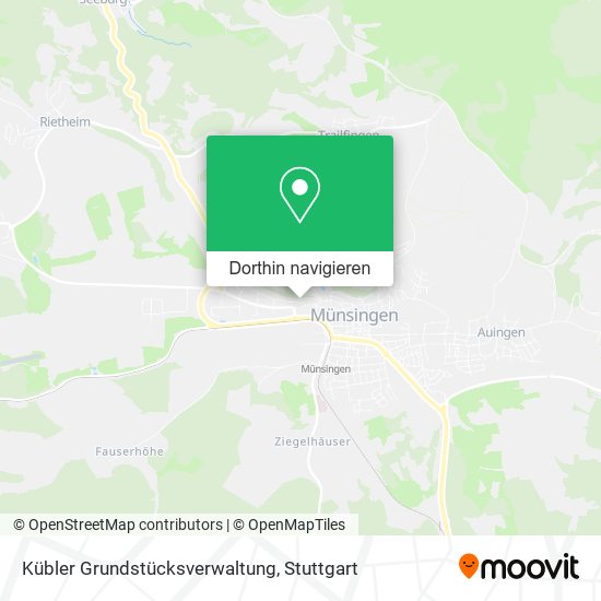 Kübler Grundstücksverwaltung Karte