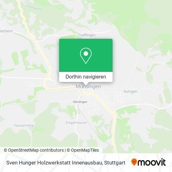 Sven Hunger Holzwerkstatt Innenausbau Karte