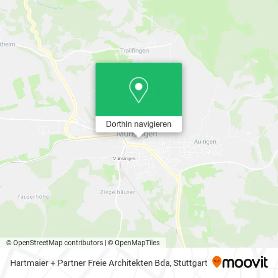 Hartmaier + Partner Freie Architekten Bda Karte