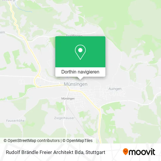 Rudolf Brändle Freier Architekt Bda Karte