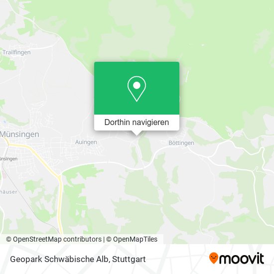Geopark Schwäbische Alb Karte