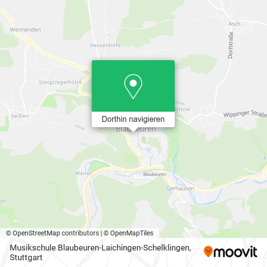 Musikschule Blaubeuren-Laichingen-Schelklingen Karte